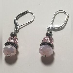 Pink Handmade Earrings (3 For $20 SALE)